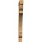 Ekena Millwork Olympic Block Smooth Bracket, Western Red Cedar, 3 1/2"W x 34"D x 40"H BKT04X34X40OLY05SWR - alternate 2